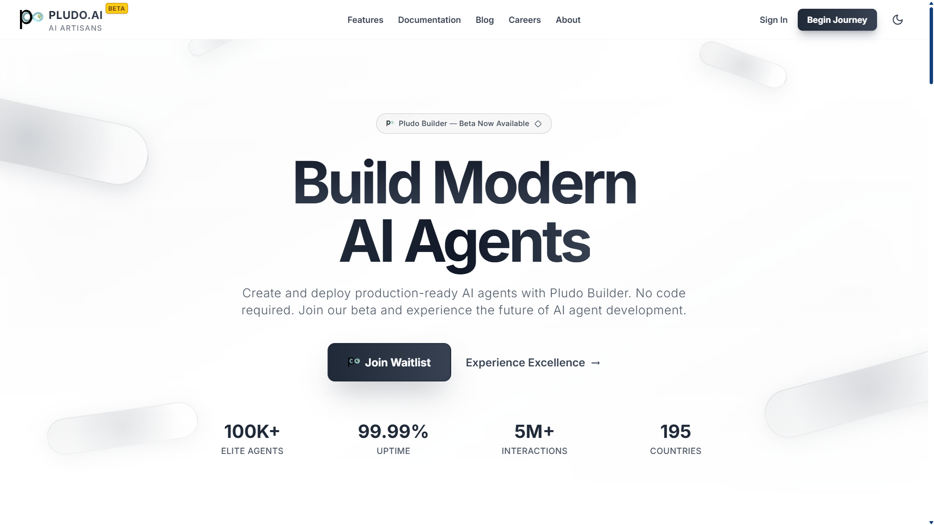Pludo Builder Main Interface